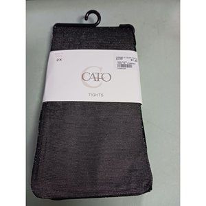 Cato Tights 2X Ideal Black NWT